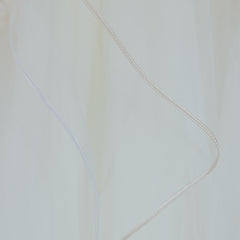 NATASHA. single tier veil, delicate cord trim.